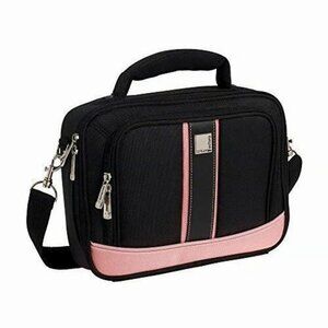 urban factory laptop bag black and pink
